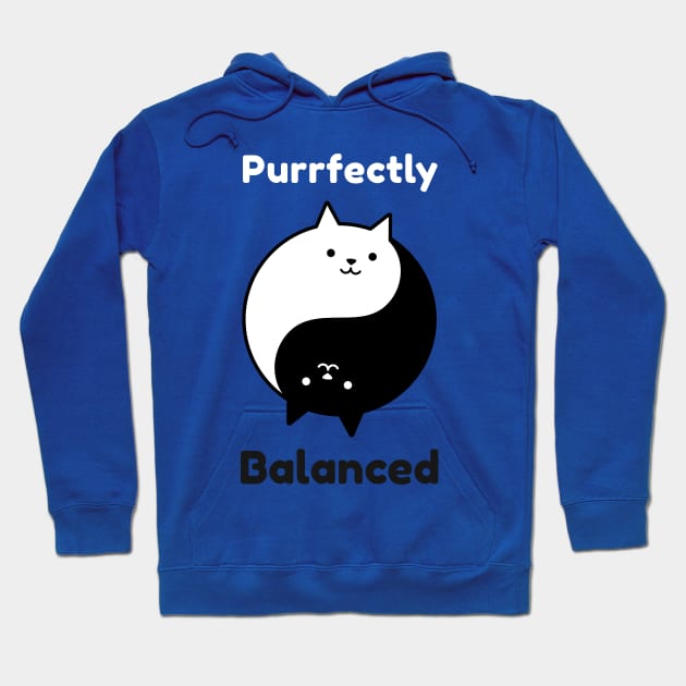 Purrfectly Balanced Hoodie by My Tribe Apparel